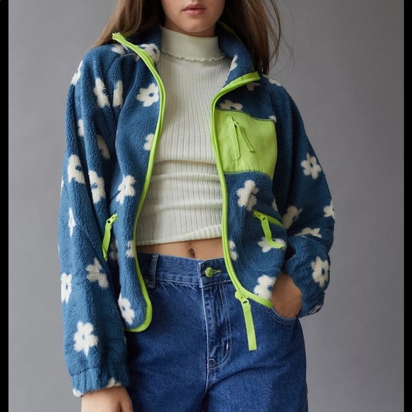 Urban outfitters stormi fleece jacket Clearance